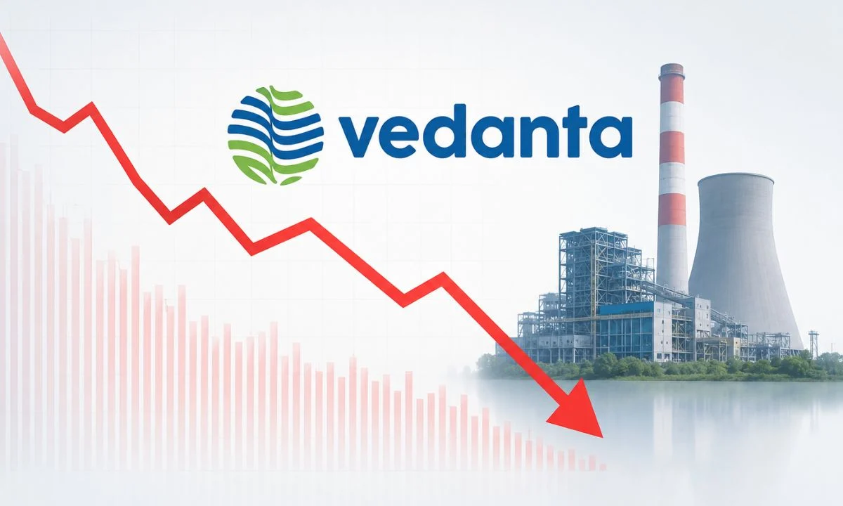 Why Vedanta power share price is falling
